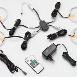 Multi-colour LED kit for 4 feet with remote control