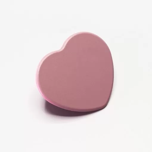 Maniglia Bimbi Cuore - Maniglia Cameretta Bambini - Goffrato fine rosa - immagine 3