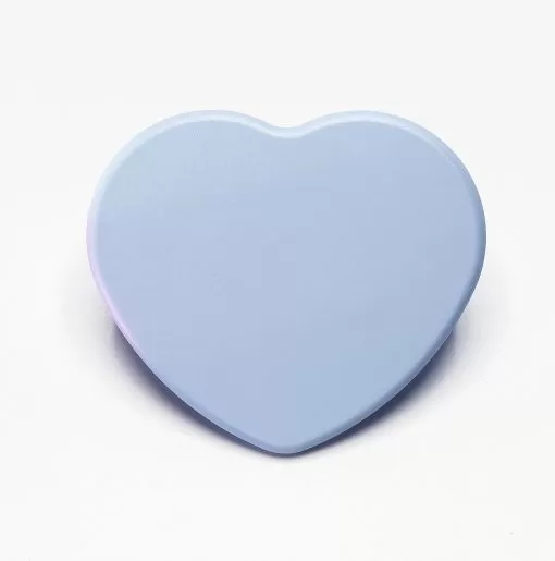 Poignée de chambre d'enfant Coeur - Poignée de chambre d'enfant - Fine Embossed Light Blue