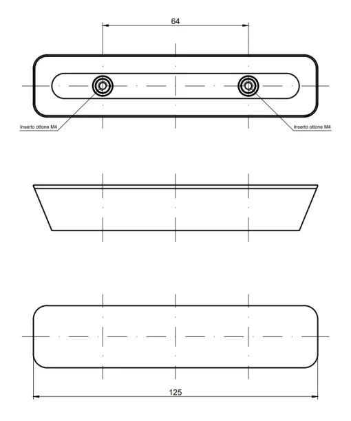 Maniglia per Mobile Design 332A - Finitura Argento - Image 15