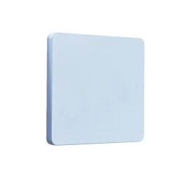 Maniglia Bambini Quadrata - Bimbi Square - Maniglia Mobile Bambini - Goffrato fine azzurro