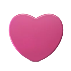Maniglia Bimbi Cuore Big- Maniglia Mobile Bambini - Goffrato fine fuxia