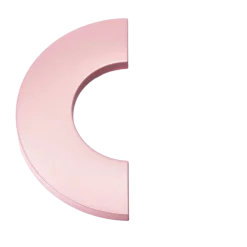 Maniglia Bimbi Mid Giotto - Maniglia Mobile Bambini - Goffrato fine rosa