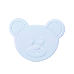 Poignée pour enfant Yoghi Bear - Poignée pour mobile d'enfant - finement gaufrée bleu clair