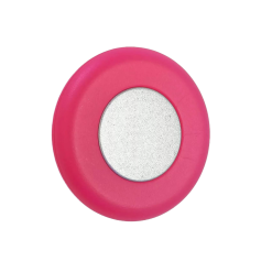 Children's Furniture Knob - Fuchsia Satin Glass Effect