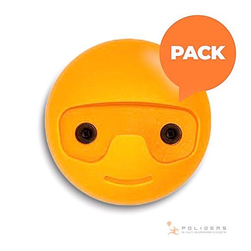 appendi abiti bambini tondino polideas pack giallo